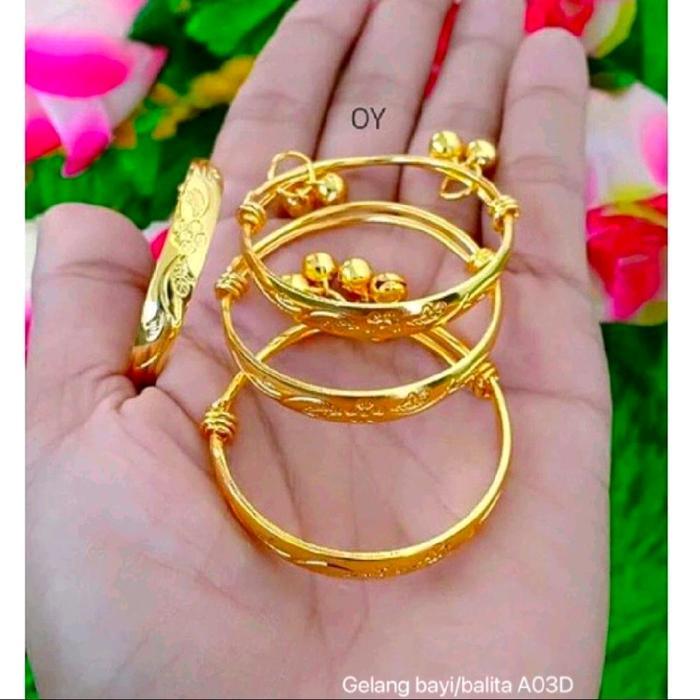 Galang Tangan Bayi // Anak-Anak Titanium Stainless Steel Anti Karat Gelang
