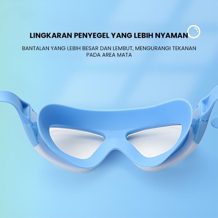Kr Kacamata Renang Diving Anak Laki-Laki Perempuan Anti Fog & Uv Af410 Terlaris