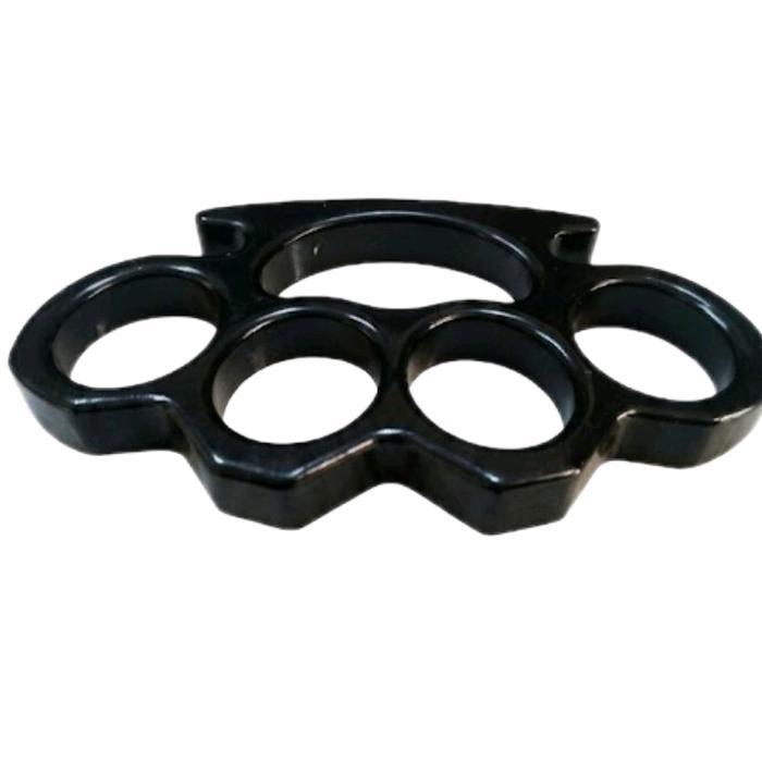 Knuckle Bare Trakling Metal 1Cm - Alat Beladiri & Koleksi Outdoor Taktis Boxing Samsak Warna Hitam