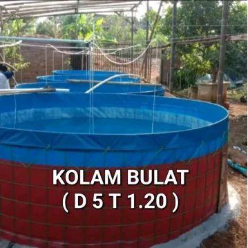 Kolam Terpal FullSet Bulat D5