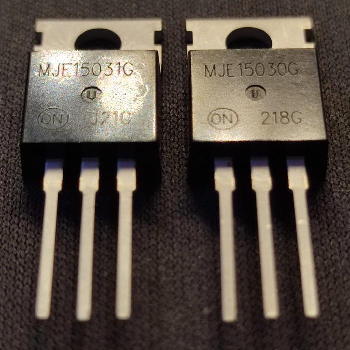 Transistor Complementary Npn-Pnp Mje15030G Mje15031G Mje15030 Mje15031