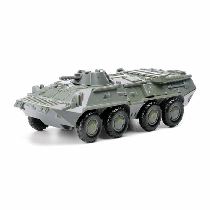 Model Kit Kendaraan Armor Lapis Baja Btr-80 Skala 1:72 Terbaru 