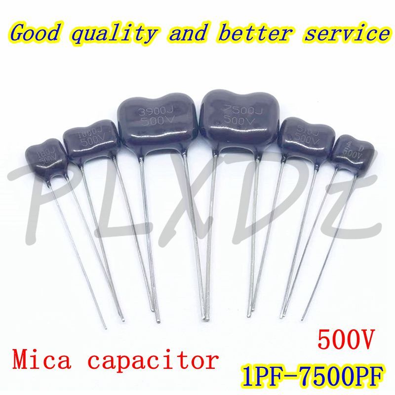5pcs precision mica capacitor 500V 5% 100PF 101 24PF 27PF 30PF 33PF 36PF 39PF 43PF 47PF 51PF 56PF