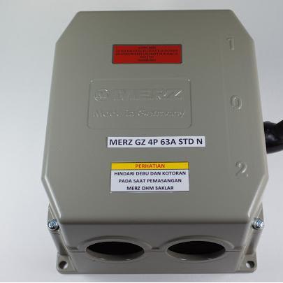 MERZ806 GZ ON-OFF-ON OHM SAKLAR 3POLE 63AMPERE