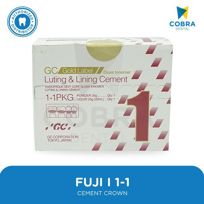 Gc Luting & Lining Cement Fuji I 1-1 35 Gr/25 Gr Pkg