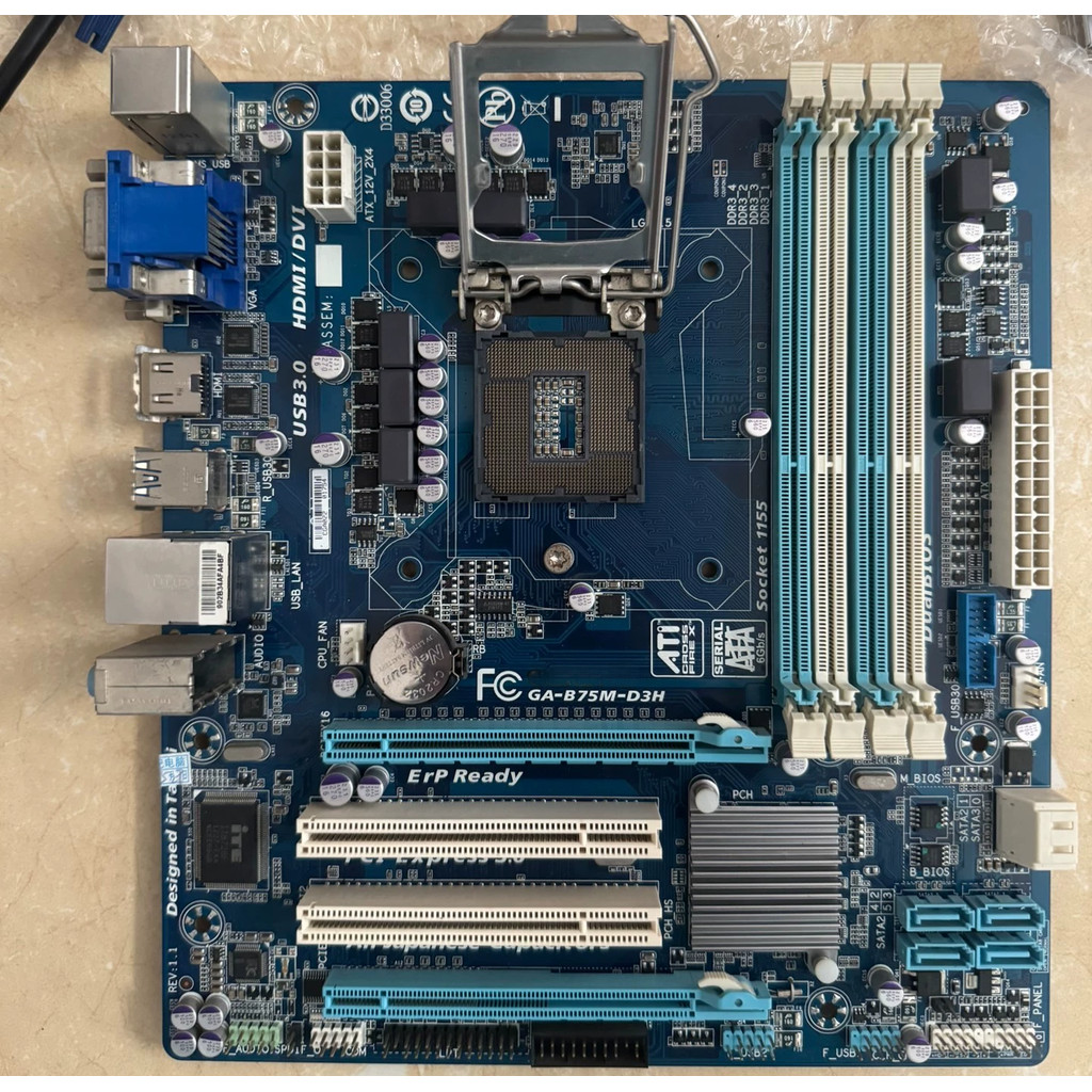 For Gigabyte GA-B75M-D3H Desktop Motherboard B75M D3H Mainboard 100% Tested OK