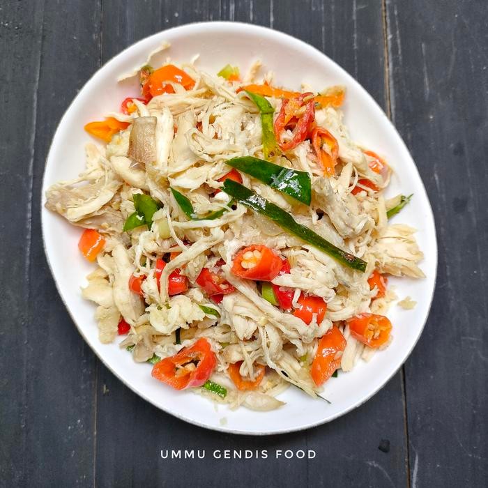 

Mamiseler45 - Ayam Suwir Sambal Matah - Lauk Siap Saji Pedas Gurih