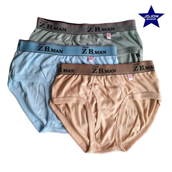 Flyman Elfsa - [ 3 Pcs ] Celana Dalam Pria Karet Boxer