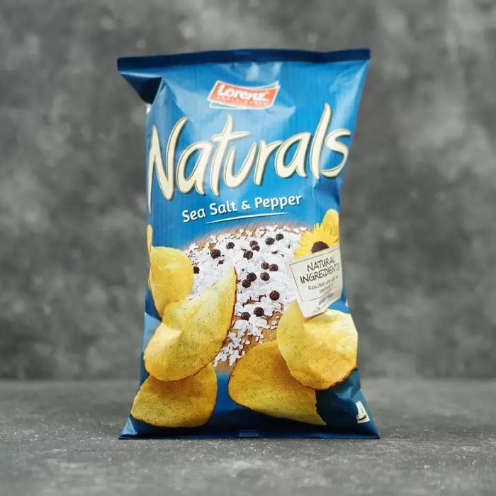 

LORENZ NATURALS SEA SALT PEPPER - KERIPIK KENTANG 100 GR