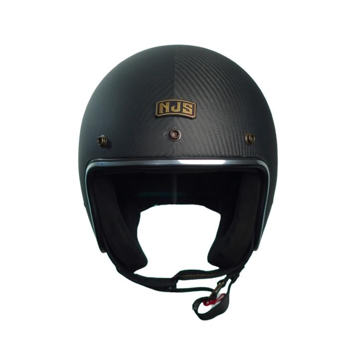 Terlaris Njs Nr80S Carbon Twill Gloss/Doff - Helm Retro.