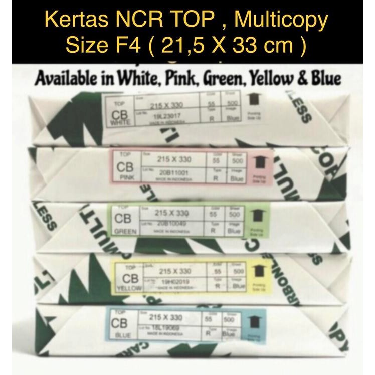 

Ncr, Merk Multicopy Top Ukuran Folio