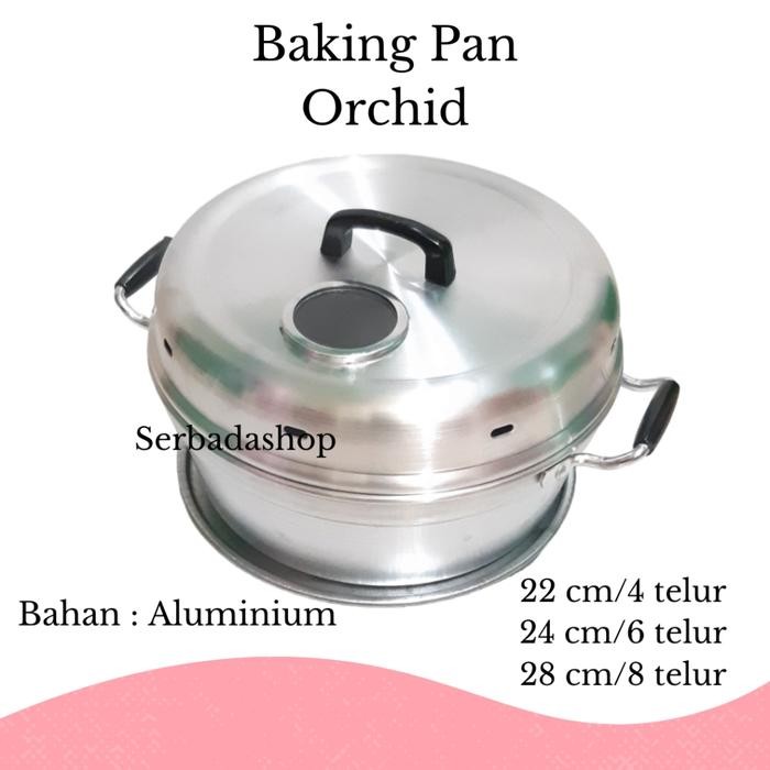 Baking Pan Orchid Panci Cetakan Bolu/Panci Panggang Kue Bolu