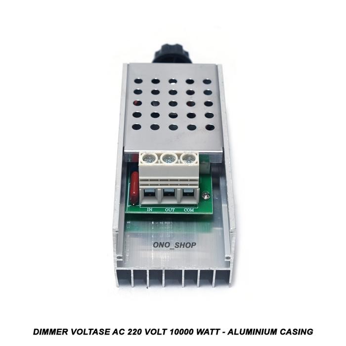 DIMMER VOLTASE AC 220 VOLT 10000 WATT - ALUMINIUM CASING
