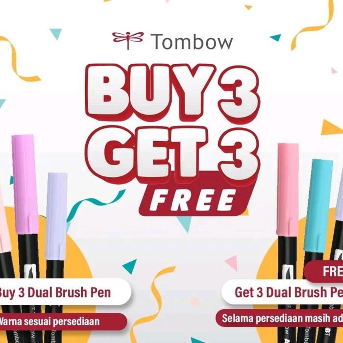 

Pilihan- Beli 1 Abt Gratis 1 Abt Pro Minimal Beli 3 Abt Tombow Dual Tip Brush Pen Art Maker