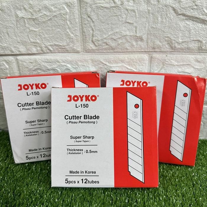 

Pilihan- Isi Cutter Joyko L150 - 1 Pack Isi 12 Tube