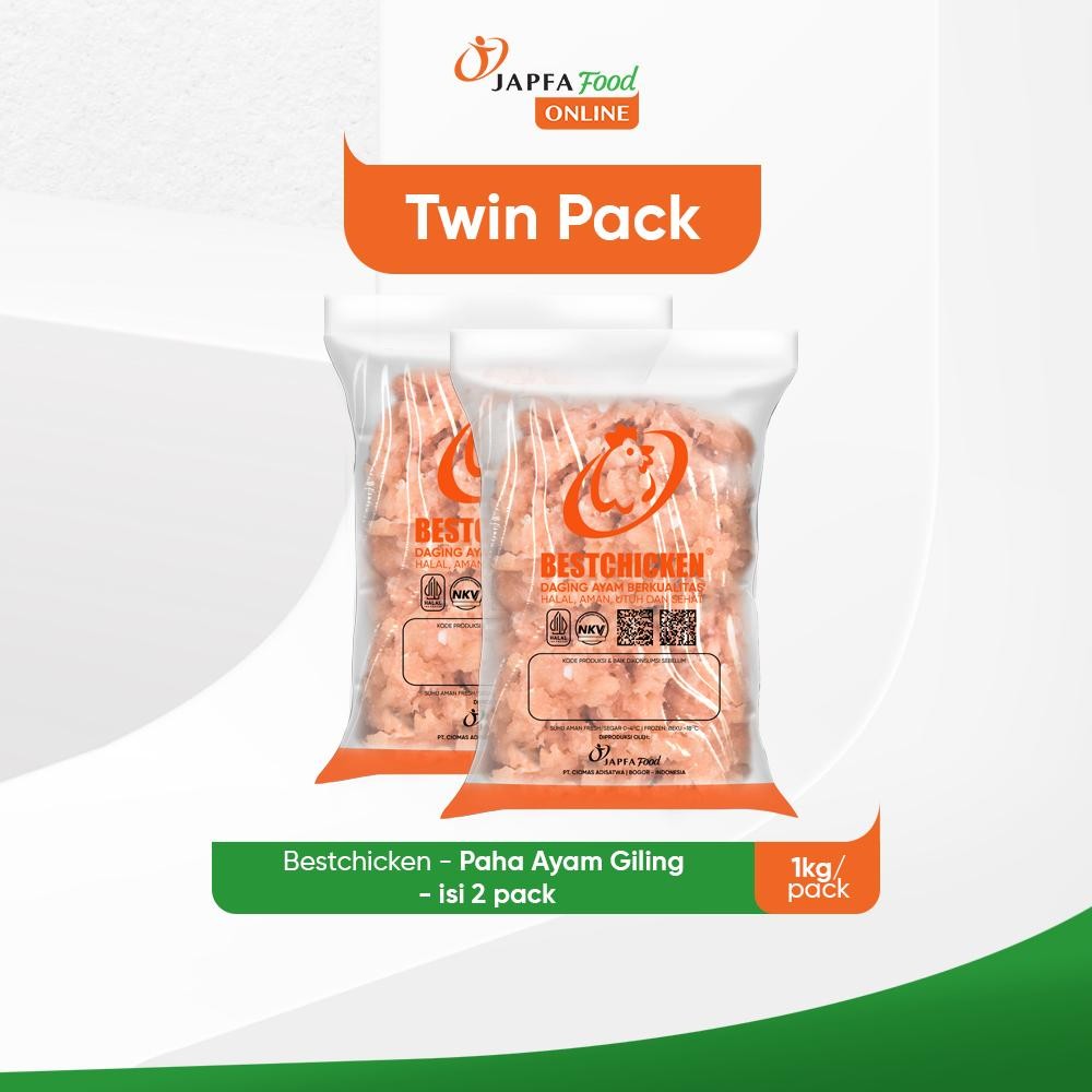 

Bestchicken Daging Ayam Giling Paha 1 kg - Isi 2 pack