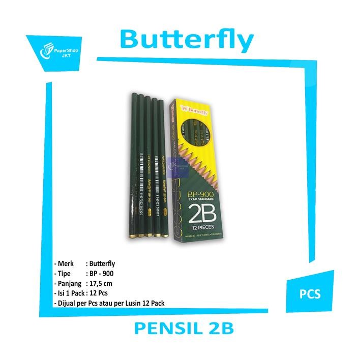 

BUTTERFLY Pensil 2B - BP 900