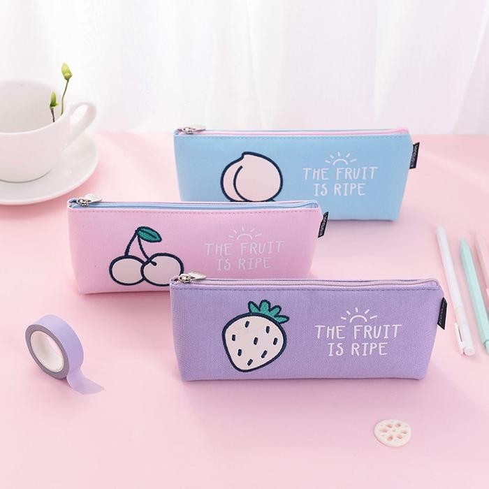

[CREATIV] The Fruit Is Ripe Canvas Pencil Case