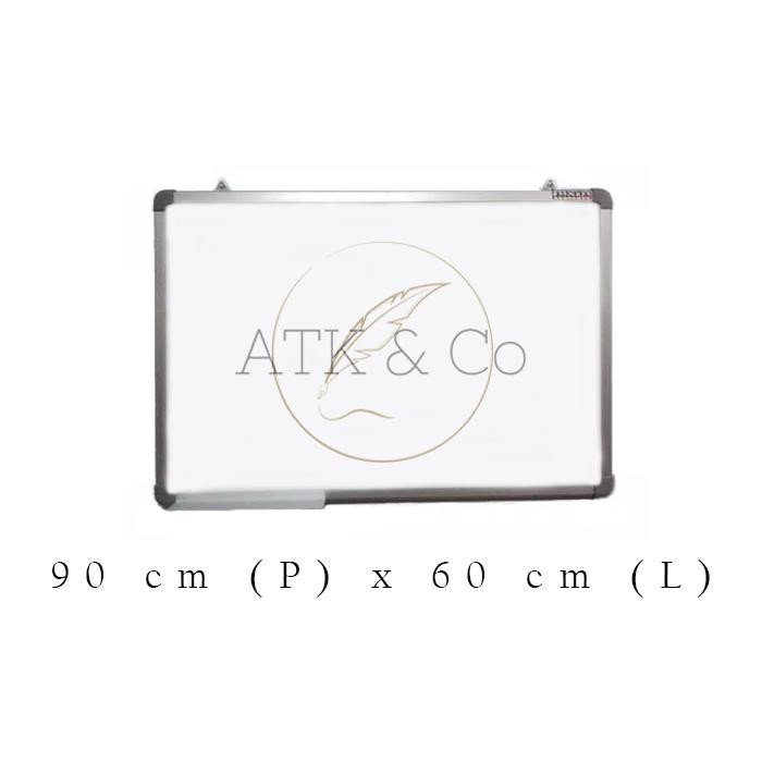 

Papan Tulis Whiteboard Sakura 60 x 90 - White Board Magnet Gantung