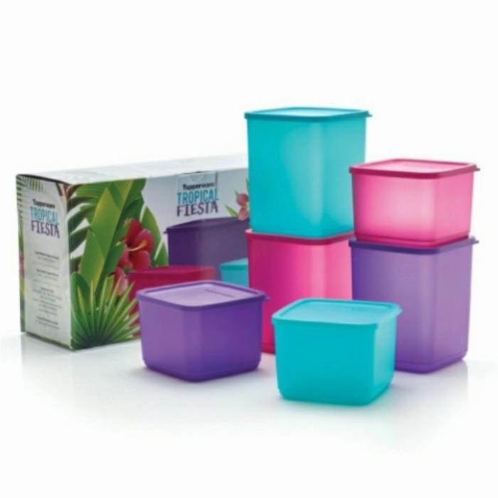 Tupperware Original Tropical Fiesta Set Terlaris