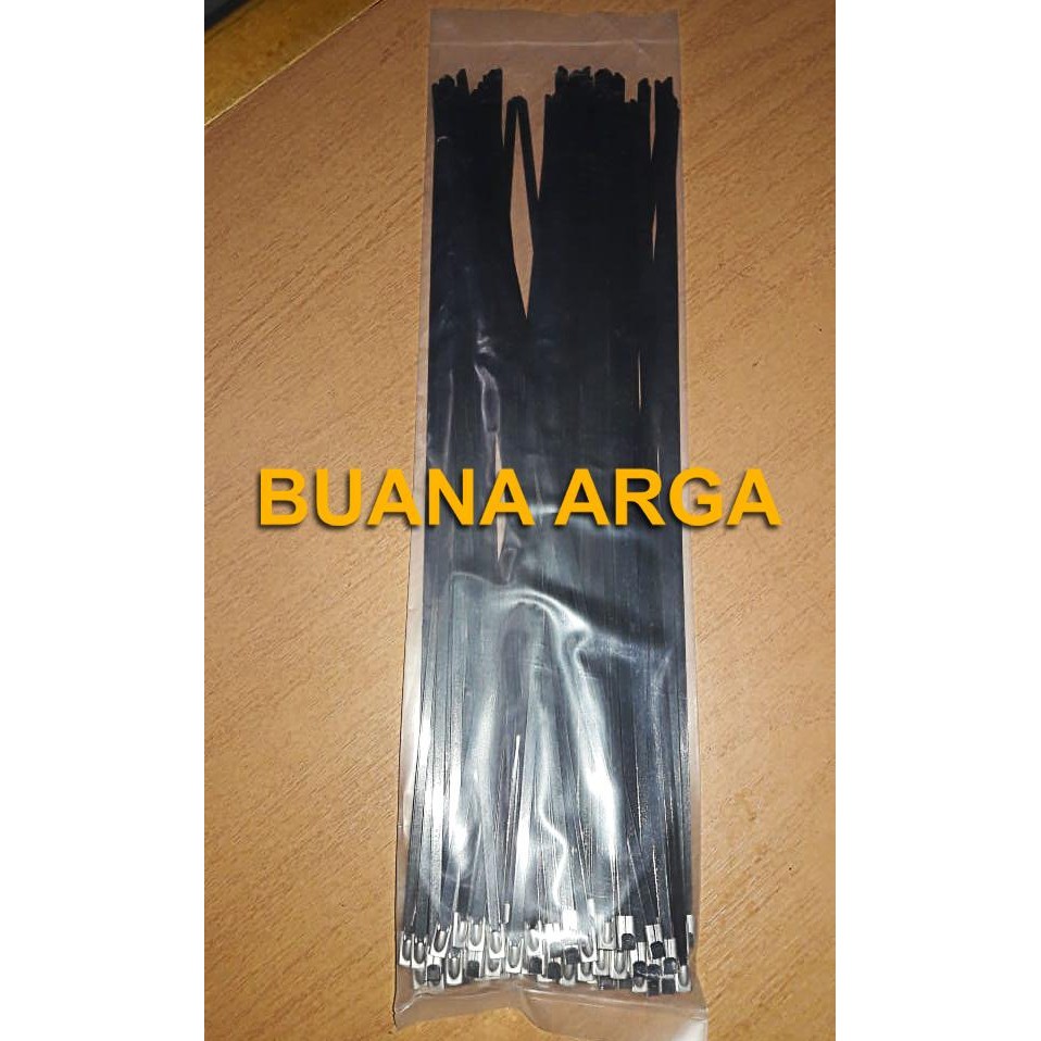 

Kabel Ties Stainless Steel 200mm Cable Epoxy Full Coated Ball Lock ZIP