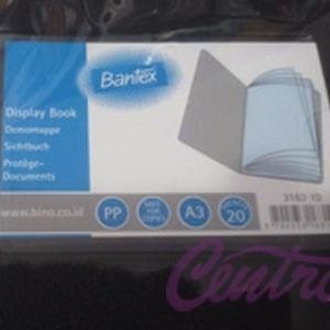 

BANTEX DISPLAY BOOK A3 PORTRAIT / CLEAR HOLDER A3