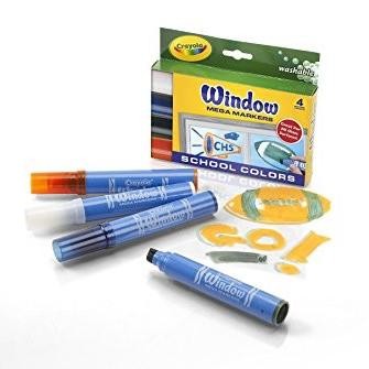 

Bisa Gosend! Crayola Washable Window Mega 4-Color Set Marker