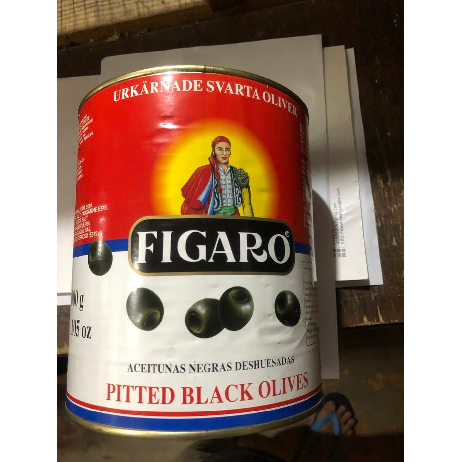 

Pilihan- Figaro Black Olives Pitted 3Kg / Buah Zaitun Hitam