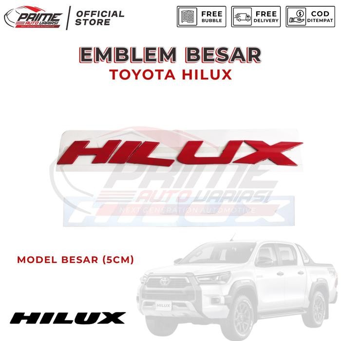 DISKON Emblem KAP MESIN Oem Product EMBLEM KAP - HILUX HC156