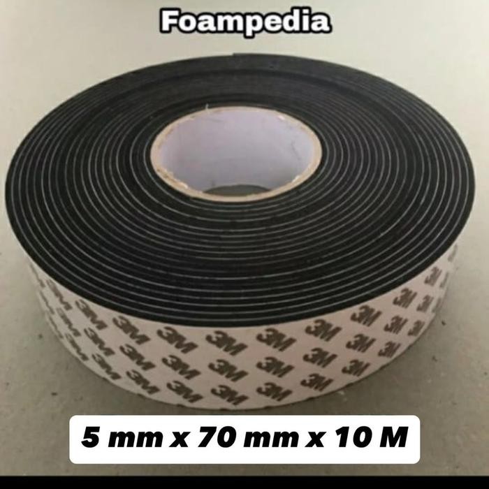 Single Foam Tape 3M Uk 5Mm X 70 Mm X 10M