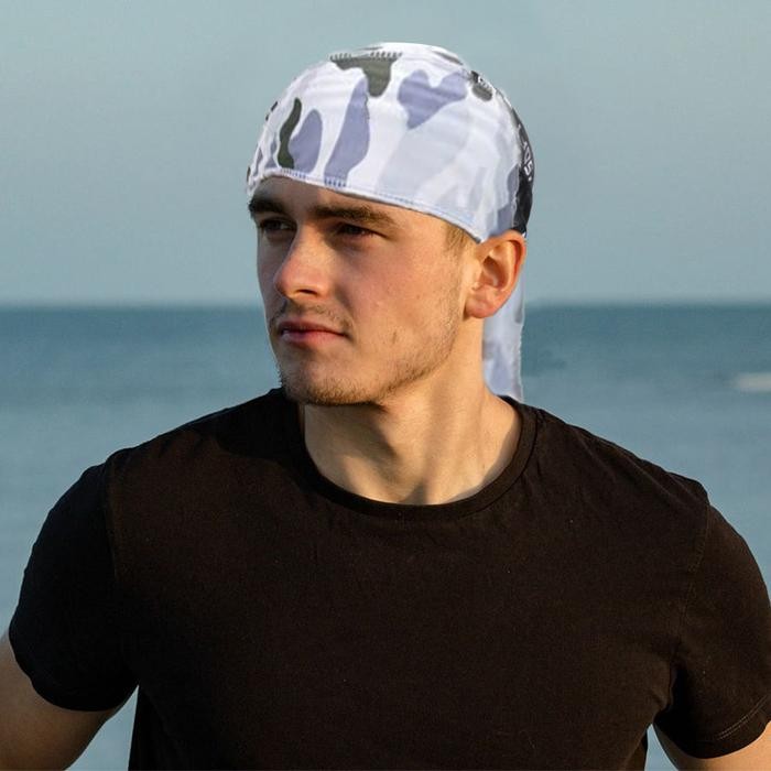 Durag Bandana Durag Ikat Kepala Hip Hop Bandana Ekor Panjang