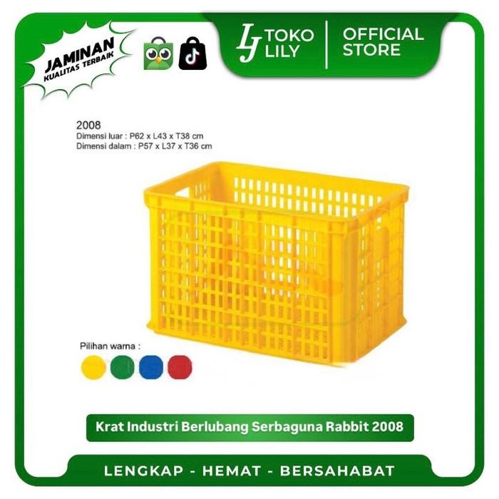 Keranjang Krat Industri Rapat Serbaguna Rabbit 2008