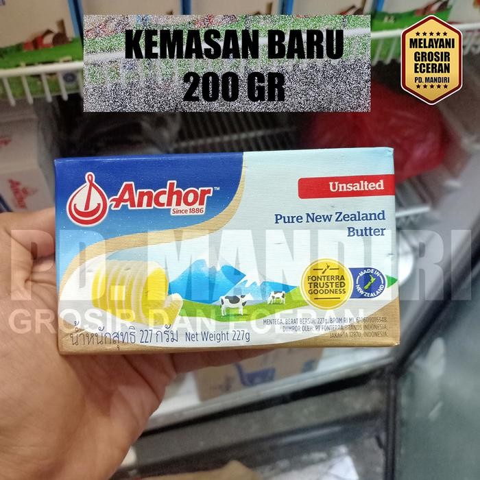 

Pilihan- Anchor Unsalted Butter 200 Gr New Zealand