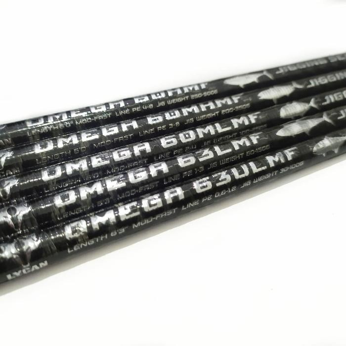 Terbaik Lycan Omega Slowpitch Pe 1.5 -4 Blank Custom Joran 100% Ori