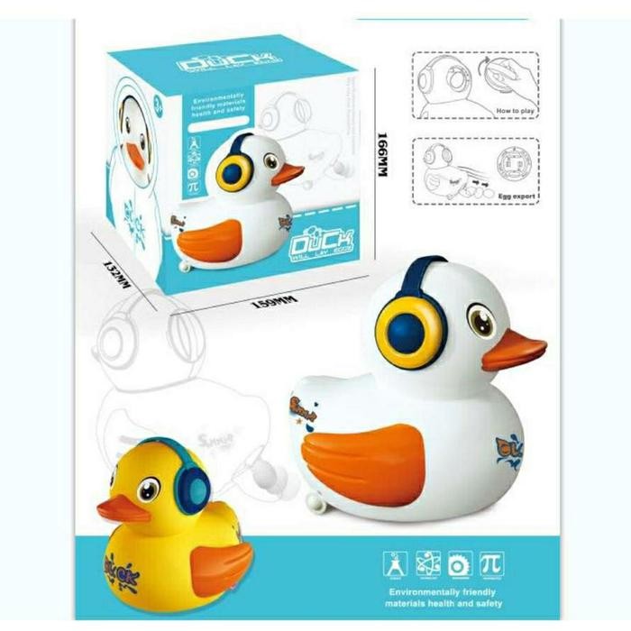 mainan anak bebek bertelur / bebek jalan