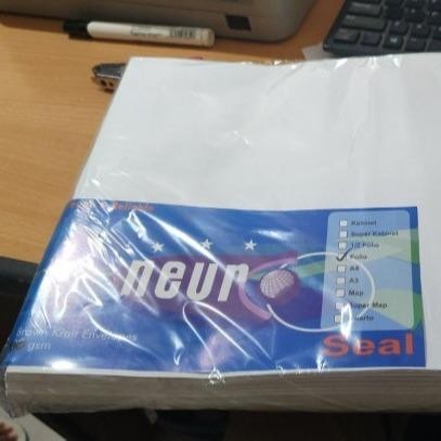 

NEURO AMPLOP PUTIH UKURAN FOLIO SEAL / DENGAN PEREKAT (1 DUS ISI 8 PACK) KODE 865