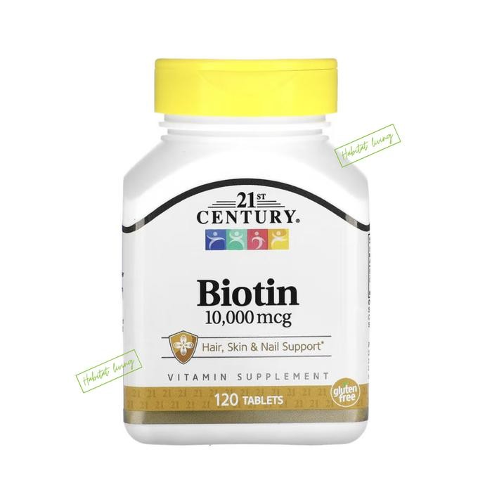 21st CENTURY Biotin 10,000 mcg (120 tablets)