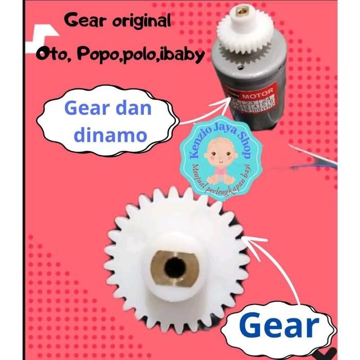 perlengkapan dalam mesin ayunan gear original untuk dinamo besar oto, polo, popo