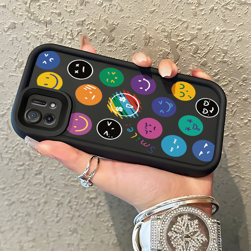 Casing Hp OPPO A16K OPPO A16E Case Casing Emoji tas pola HP Kasing Silikon Softcase mata langit tang