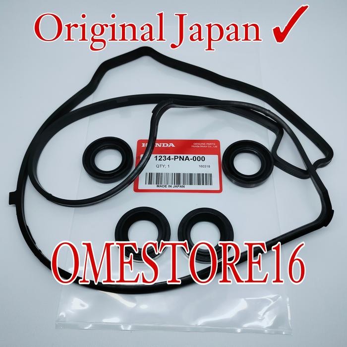 Stok Terbatas Paking Packing Klep + Seal Busi Honda Crv Cr-V Gen2 Gen 2 Japan 1Set Terlariss 