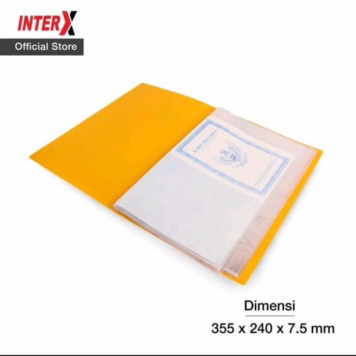 

Bisa Spk! Inter X Clear Holder Folio 40 Pocket / Dokumen Keeper / Display Album
