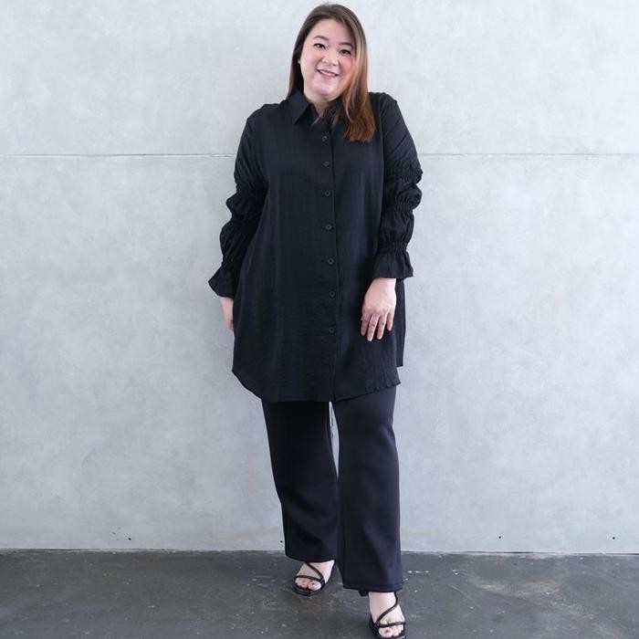 Pedkey Butik - 1805 Gevi Tunic Bigsize Jumbo Tunik Wanita Big Size Xxxl