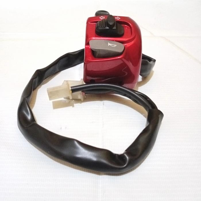 Ready saklar kanan yamaha fino fi 115 merah maron ori