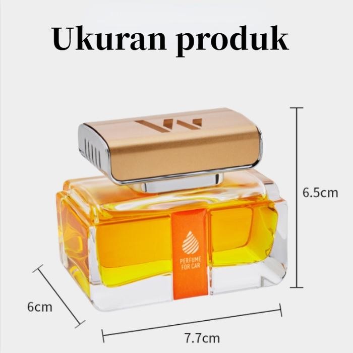 Parfum Mobil Mewah Dashboard Hiasan Mobil 80ml Tempat Parfum Mobil Bahan Crystal Bisa Isi Ulang