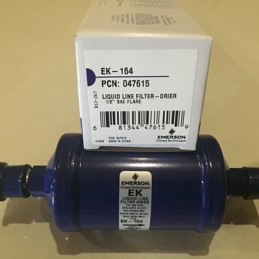 Pilihan- Filter Drier Emerson Ek-164 (Ek164) Uk. 1/2" Model Drat / Flare
