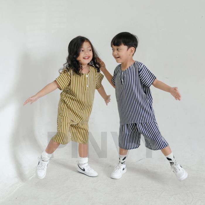 Pilihan- One Set Anak Pinvy Basic / Daily Wear Rayon / Setelan Anak Polos