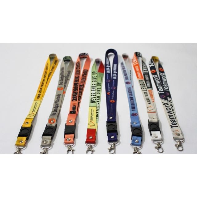 

New Tali id lanyard full color printing murah