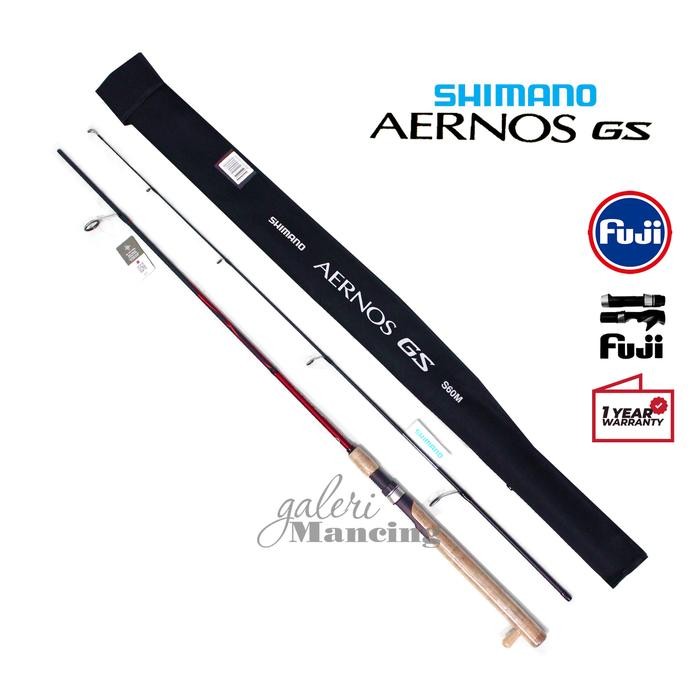 Joran Spinning Shimano Aernos GS 2022 Fuji O Ring Fuji Reel Seat Resmi Galeri Mancing (TERBAIK)