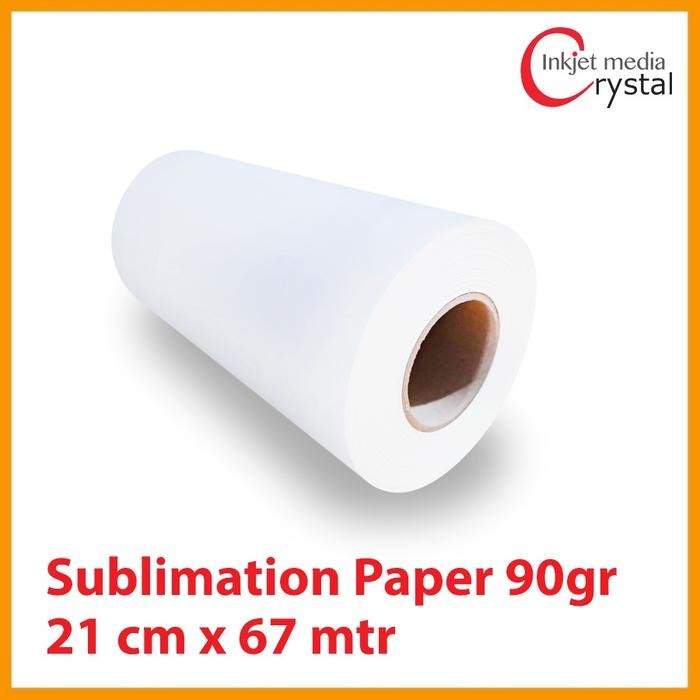 

Crystal Sublimation Paper 90gr 21cm Roll Cocok Untuk Printer Sublimasi Epson