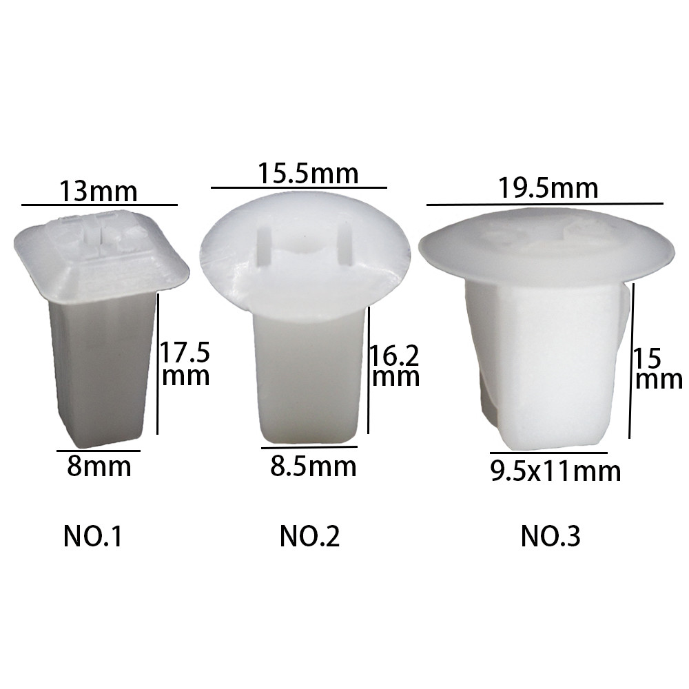 IMPORT 30Pcs Car Auto Fasteners Trunk Trim Screw Grommet Clips Rivet Fastener Nut Choices